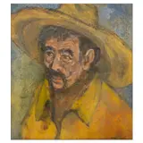 Romeo Tabuena, Portrait of a Man, oil on canvas