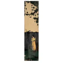 Untitled by Jd Castro, oil on glass, sold Jul 2023
