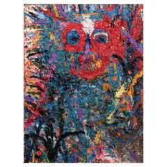 Ronante Maratas, Paranoid Man, oil on canvas