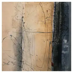Hali Marmol, Passage II, mixed media on canvas