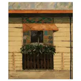 Domingo Briones, Ventana I, oil on canvas