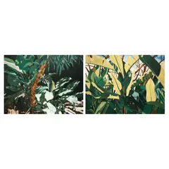 Soler Santos, a. Guava Tree b. Plants, a. acrylic on canvas<br /> b. acrylic on canvas