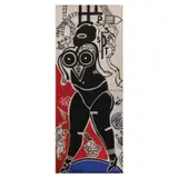 Dieter Korbanka, Robot Lady on Heels, oil on canvas