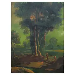 Dms, Landscape, oil on canvas