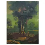 Dms, Landscape, oil on canvas