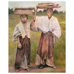 Jim Orencio, Kaagapay, acrylic on canvas