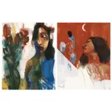 Marcel Antonio, a. Untitled b. Untitled, a. acrylic on paper<br /> b. acrylic on paper