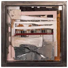Max Balatbat, Kalsada Pula 002, mixed media