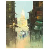 Untitled by Cesar Buenaventura, oil on canvas, sold Jul 2023