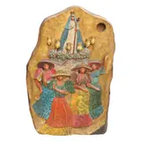 Manuel Baldemor, Obando, oil on bas relief