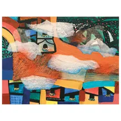 Untitled by Manuel Baldemor, mixed media, sold Jul 2023