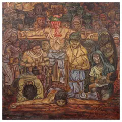 Perdigon Vocalan, Flagelantes, oil on canvas