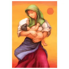 Robbie Nubla, Mother Lullaby, mixed media on paper