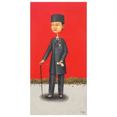 A Gentleman by Dominic Rubio, oil on canvas, sold Jul 2023
