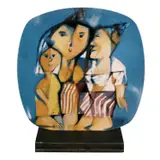 A ZONTA Club of Makati & Environs Golden Annivesary Commemorative Plate, 2021-2022 by Women Mauro Malang Santos, sold Jul 2023