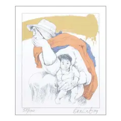 Untitled by Benedicto Cabrera, giclee print, 58/100, sold Apr 2023