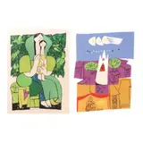 a. Untitled  b. Untitled by A Lot of Two Mauro Malang Santos Prints, a) serigraph, 22/30 <br>b) serigraph, 23/50, sold Apr 2023