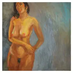 Glo by Florencio B. Concepcion, oil on canvas, sold Apr 2023