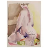 Vicente Manansala, Nude, watercolor on paper