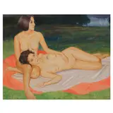 Carlos “Cee” Cadid, Ynez Veneracion and Samantha Lopez, gouache on paper