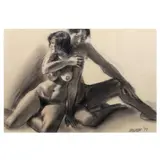 Cesar Legaspi, Nude, pastel on paper