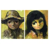 Salvador Cabrera, Portrait of a Boy and Girl
