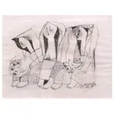 Fruit Vendors by Mauro Malang Santos, charcoal on paper, sold Apr 2023