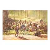 Benguet Scene by Unidentified artist, oil on canvas, sold Apr 2023