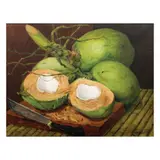 Gabriel Custodio, Still Life (Buko), oil on canvas