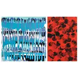 i. Untitled Pantoneii. Coin #3 by A Lot of Two Paintings<br>i. Mm Yu<br>ii. Maria Cruz, i. acrylic on canvas<br>ii. oil on masonite, sold Apr 2023