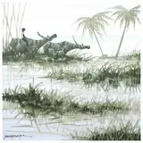 Paco Gorospe, Landscape, acrylic on canvas