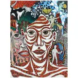 Melvin Guirhem, Untitled, acrylic on canvas