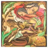 Jeff Dizon, Mother and Child, oil on canvas