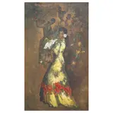 Romeo Enriquez, Dancing Girls, oil on canvas