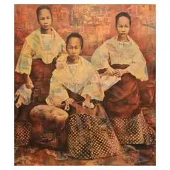 Jim Orencio, Tres Marias, oil on canvas