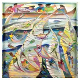 Anthony Fermin, Mangingisda, acrylic on canvas