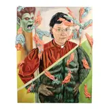 Tiffany Lafuente, Super Priestess, oil on canvas