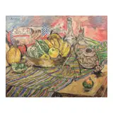 Still Life by Norma Belleza, oil on canvas, sold Apr 2023