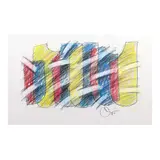Romulo Olazo, Untitled, pastel on paper