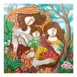 Untitled by Francisco Tejada Nacion Jr., acrylic on canvas, sold Apr 2023