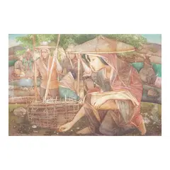 Magbubungkal by Tam Austria, oil on canvas, sold Apr 2023