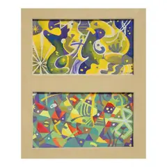 Untitled by Eliseo Ariskua, tempera on paper, sold Apr 2023