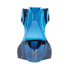 Ramon Orlina, On-Pointe V-2019, carved Mediterranean blue glass