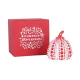 Red and White Pumpkin with box by Yayoi Kusama, sold Apr 2023