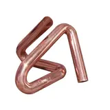 Untitled by Arturo Luz, metal tube in rose gold finish, sold Apr 2023