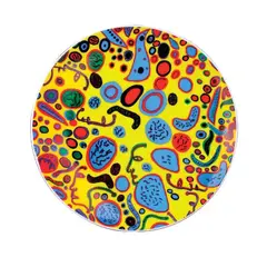 Third Draw Down Studio Edition Plate, Yayoi Kusama Love Was Infinitely Shining, 2010, ceramic