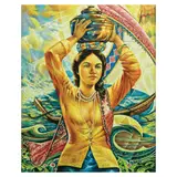 Gonzalo Banzil, Marayana (Queen of the Sea), oil on canvas