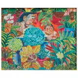 Mother and Child by Norma Belleza, oil on canvas, sold Oct 2022