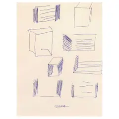 Roberto Chabet, Untitled XII, pen and ink on paper