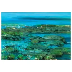 Wandering Waters by Juvenal Sansó Garrit, acrylic on paper, sold Oct 2022
